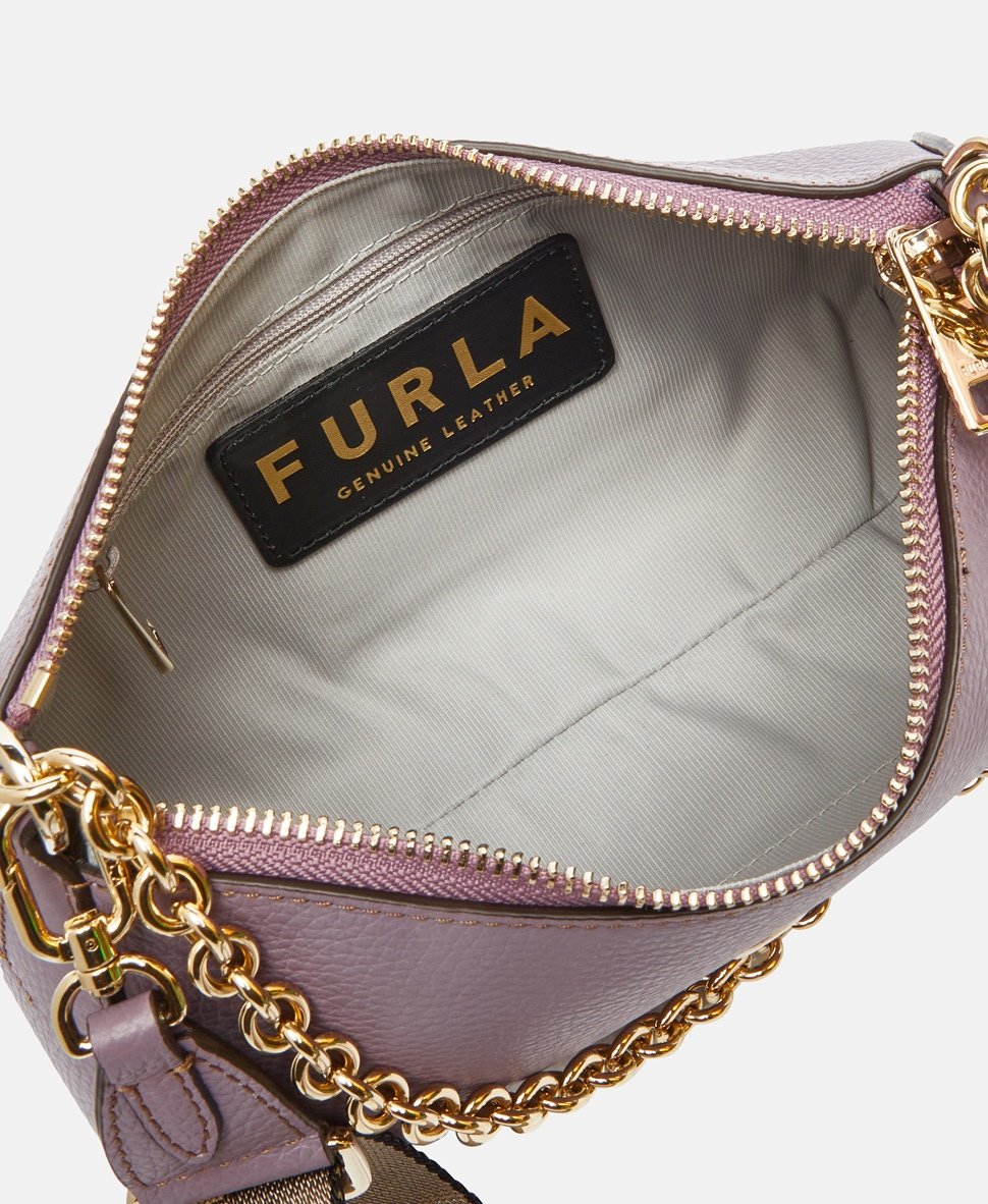 Furla kožená kabelka Mauve 3