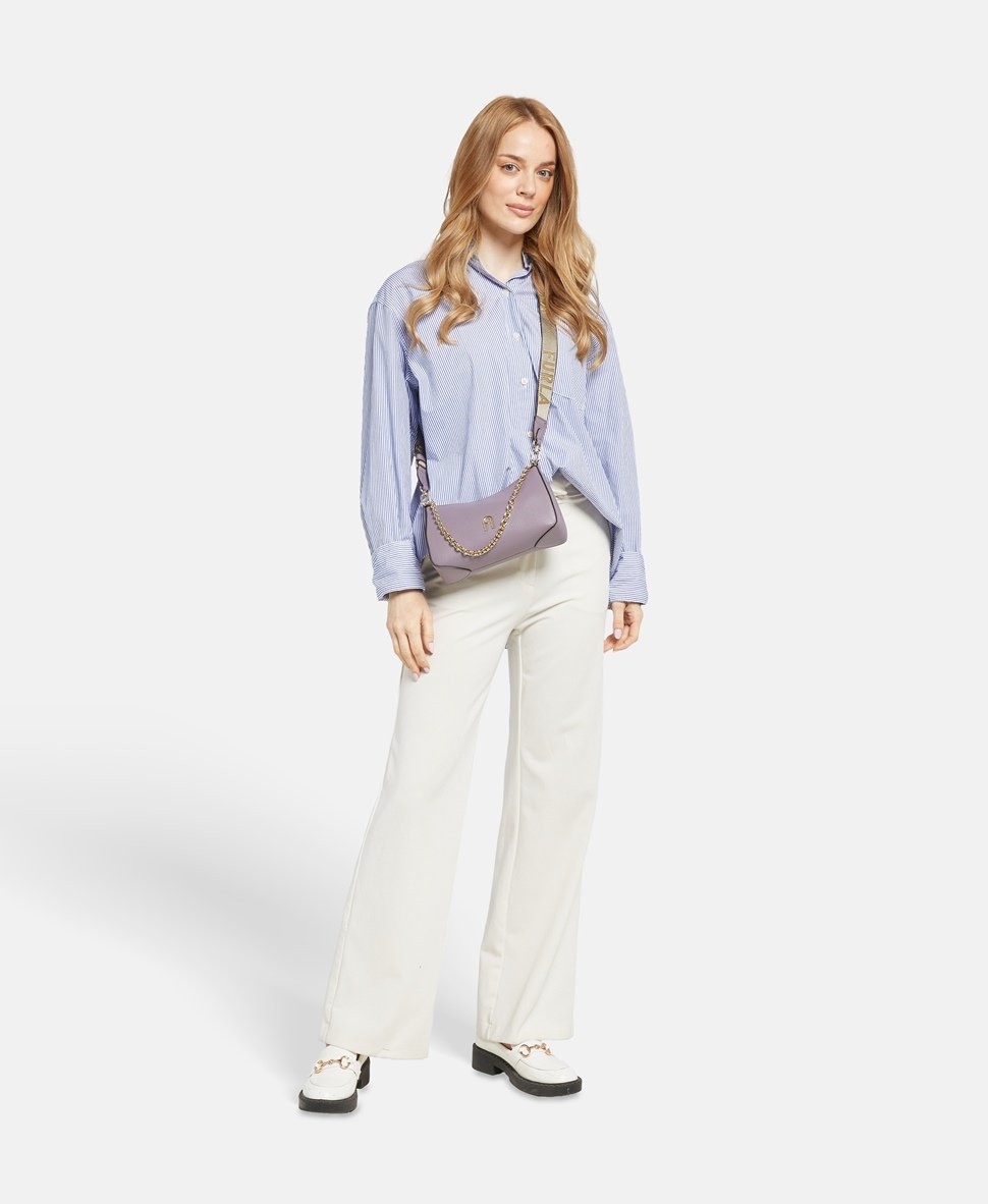 Furla kožená kabelka Mauve 5