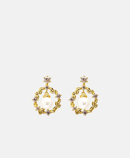 Lawrence Grey Jewelry Puzetové náušnice Zlatá 2
