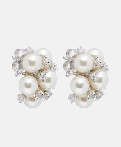 Lawrence Grey Jewelry Puzetové náušnice Stříbrná 1