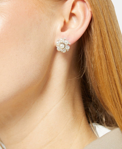 Lawrence Grey Jewelry Puzetové náušnice Stříbrná 3