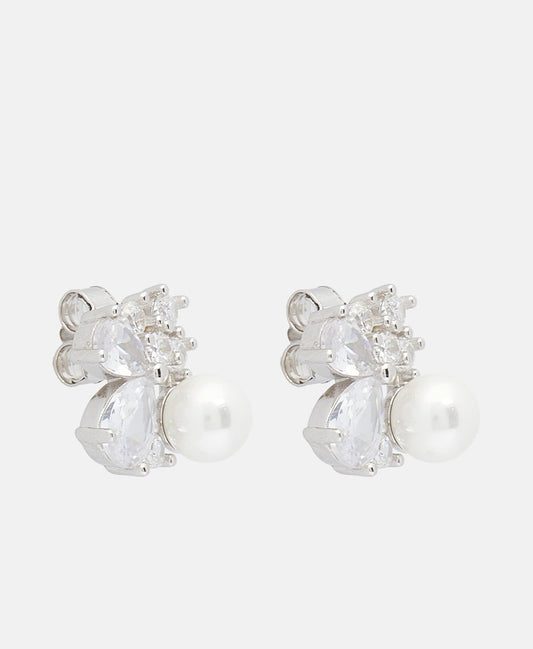 Lawrence Grey Jewelry Puzetové náušnice Stříbrná 1