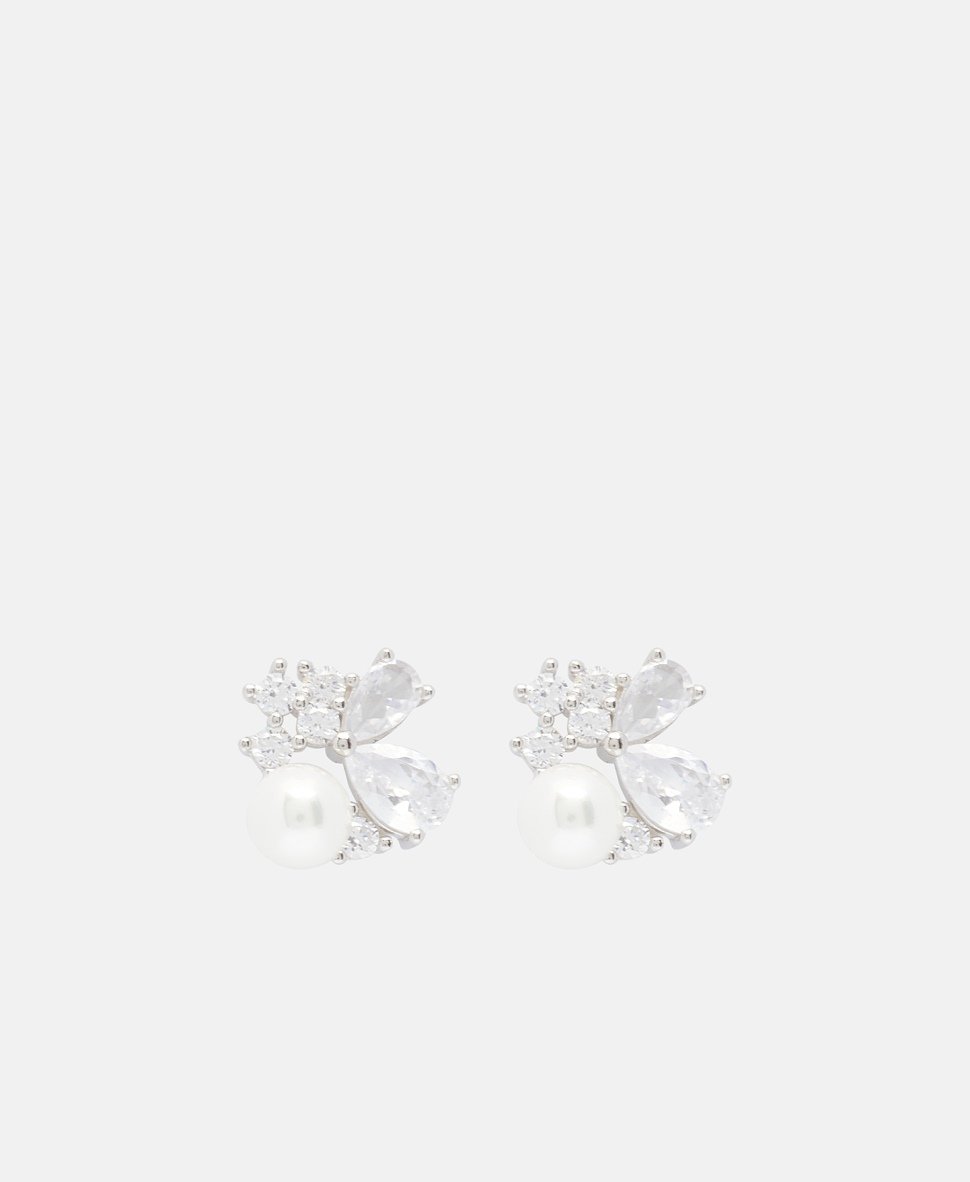 Lawrence Grey Jewelry Puzetové náušnice Stříbrná 2