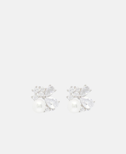 Lawrence Grey Jewelry Puzetové náušnice Stříbrná 2