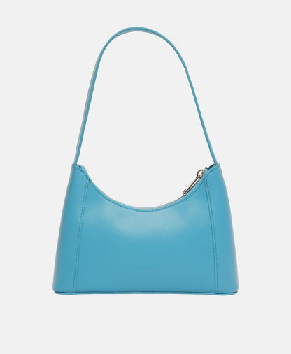 Furla Kožená kabelka přes rameno Modrá 4