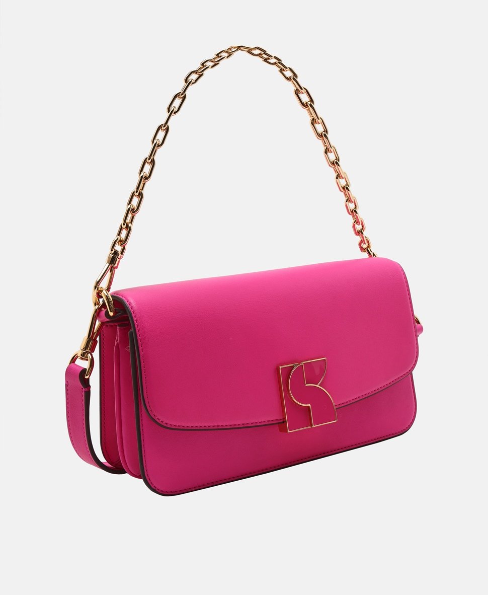 Kate Spade Kožená messenger taška Růžová 1