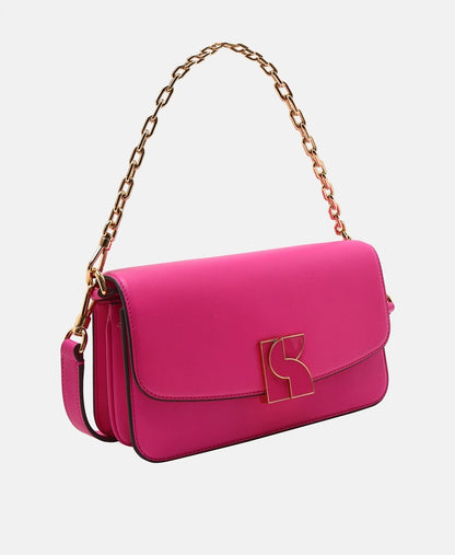 Kate Spade Kožená messenger taška Růžová 1