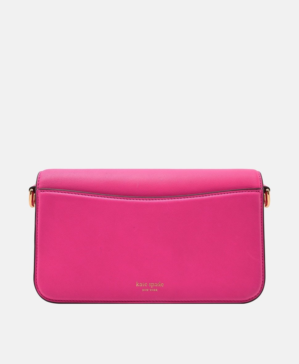Kate Spade Kožená messenger taška Růžová 4
