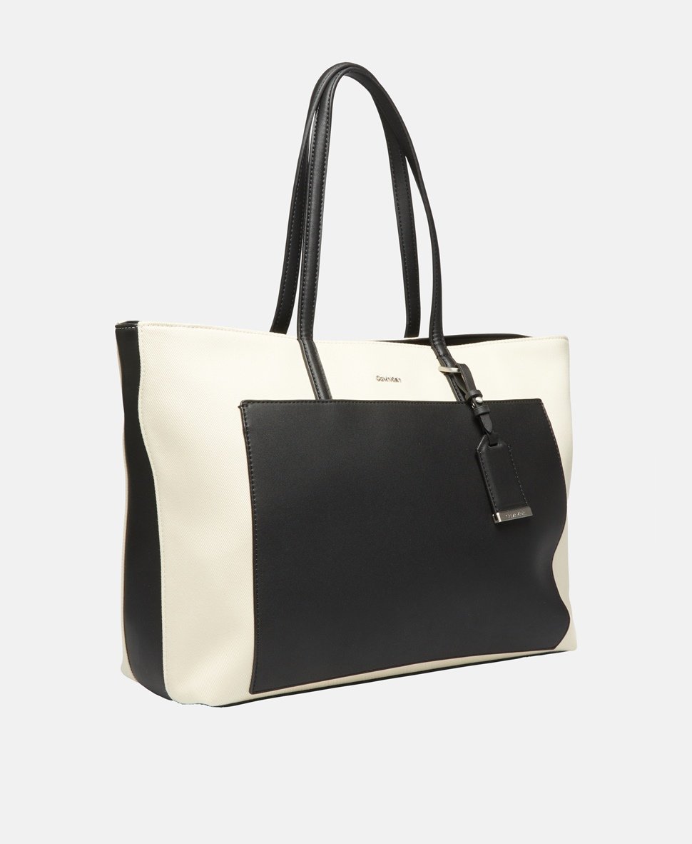 Calvin Klein kabelka shopper Ecru 1