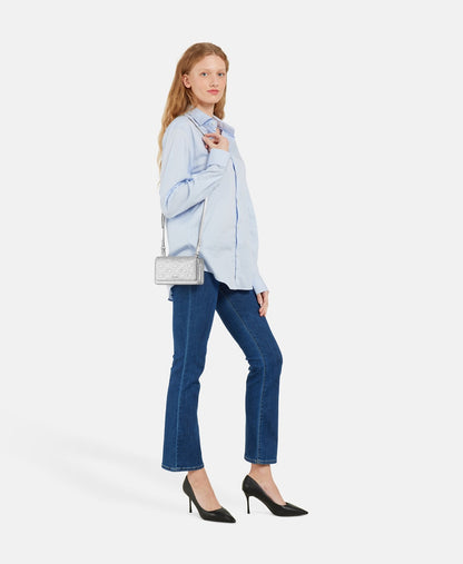Calvin Klein kabelka Stříbrná 5