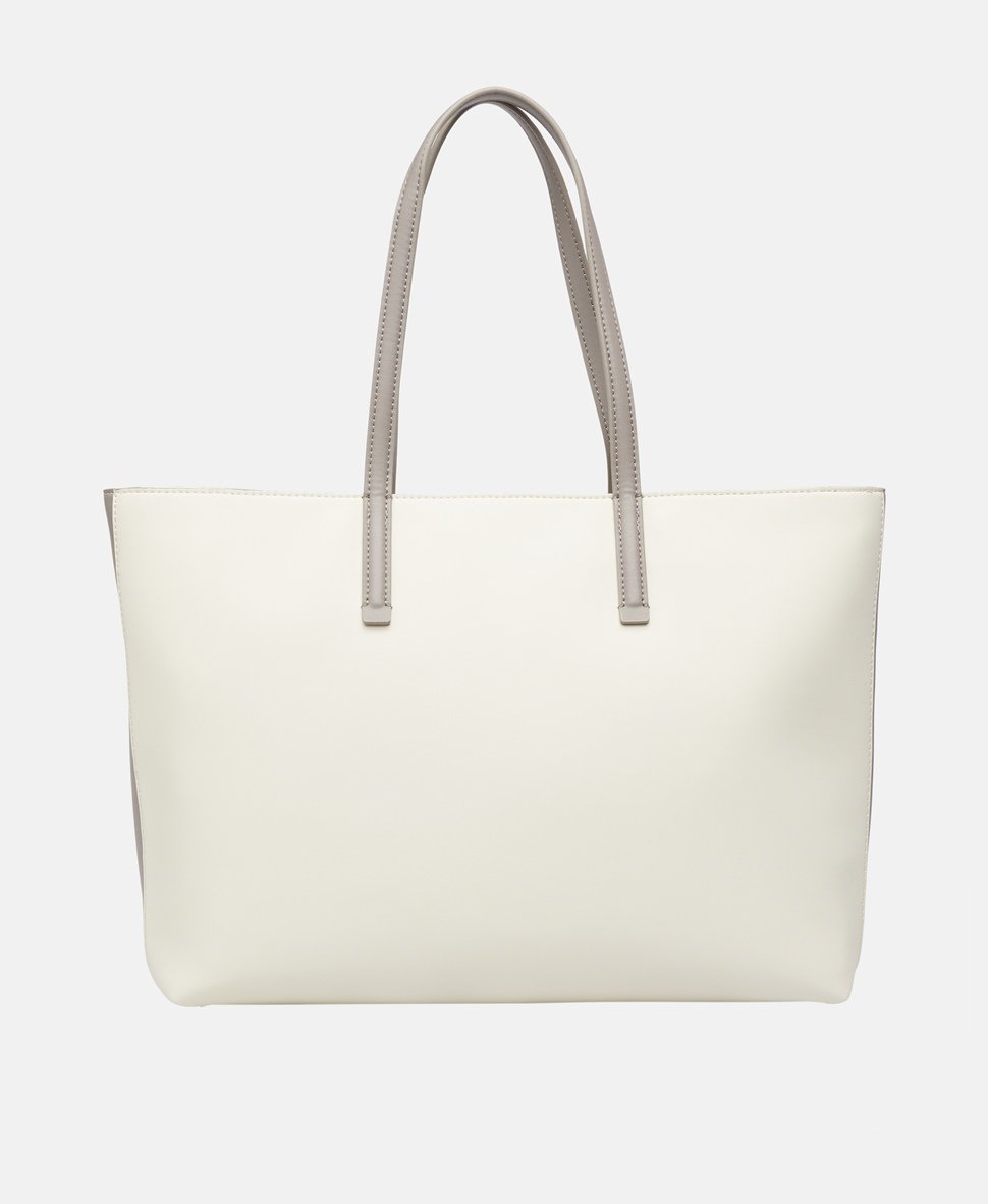 Calvin Klein kabelka shopper Béžovo-šedá 4