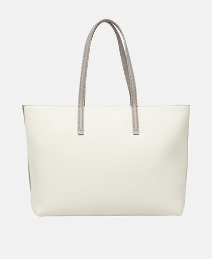 Calvin Klein kabelka shopper Béžovo-šedá 4