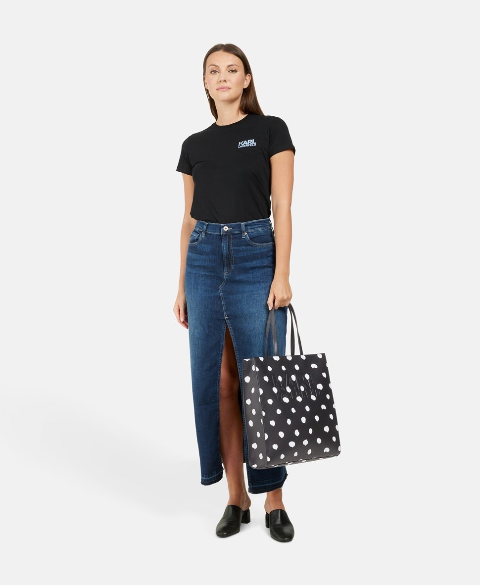 Karl Lagerfeld kabelka tote Černá 5