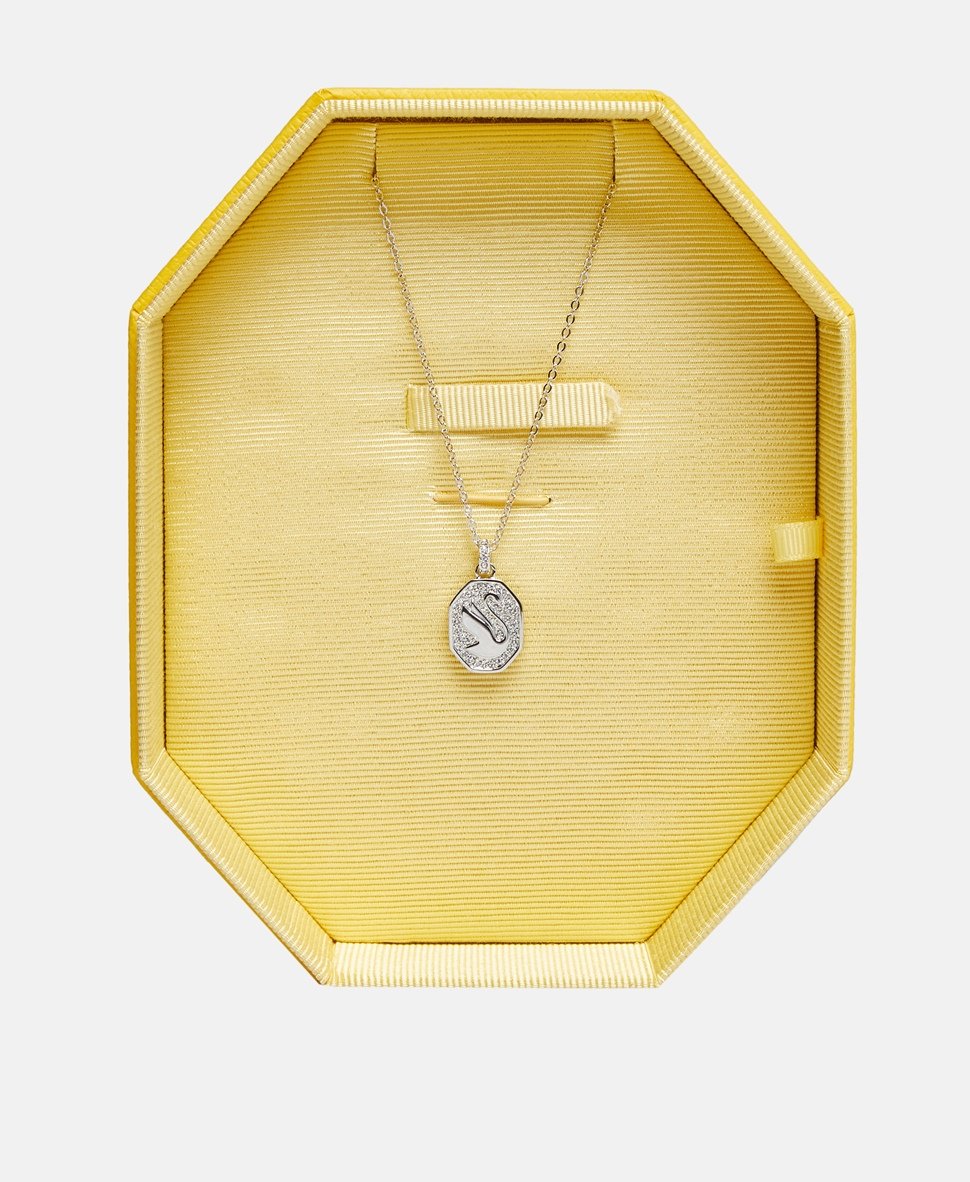 Swarovski řetízek s přívěskem Stříbrná 3