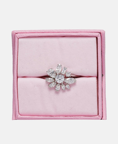 Swarovski prsteny, sada 2 kusů Stříbrná 3