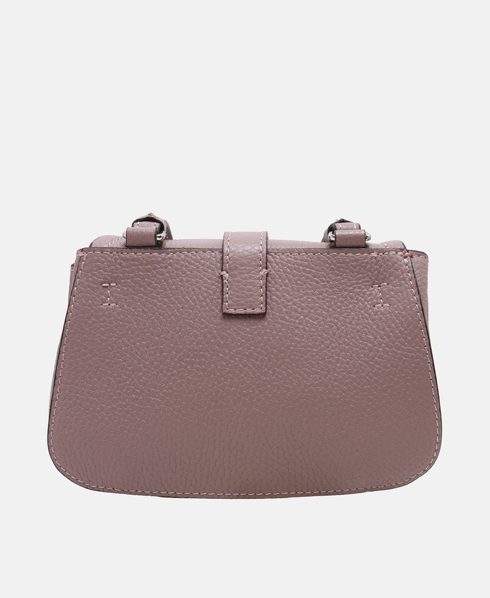Coccinelle Kožená messenger taška Mauve 4