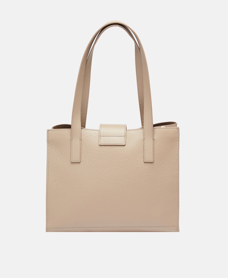 Furla kožená kabelka tote Tan 4