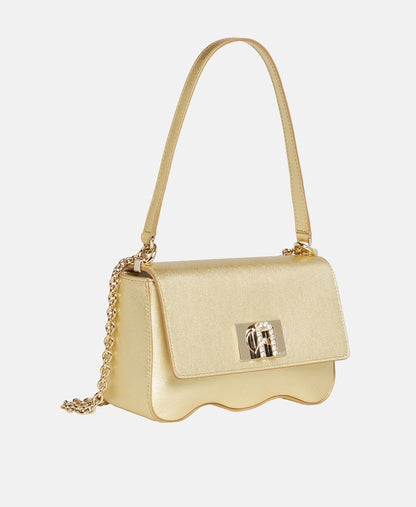 Furla Kožená kabelka přes rameno Přírodní 1