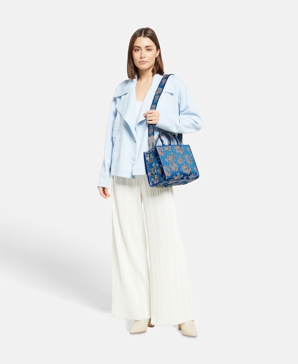 Furla kabelka shopper Tmavě modrá 5