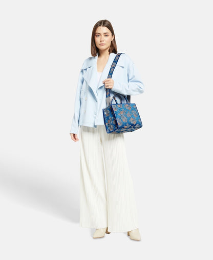 Furla kabelka shopper Tmavě modrá 5