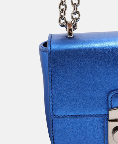 Furla kožená kabelka Královsky modrá 2