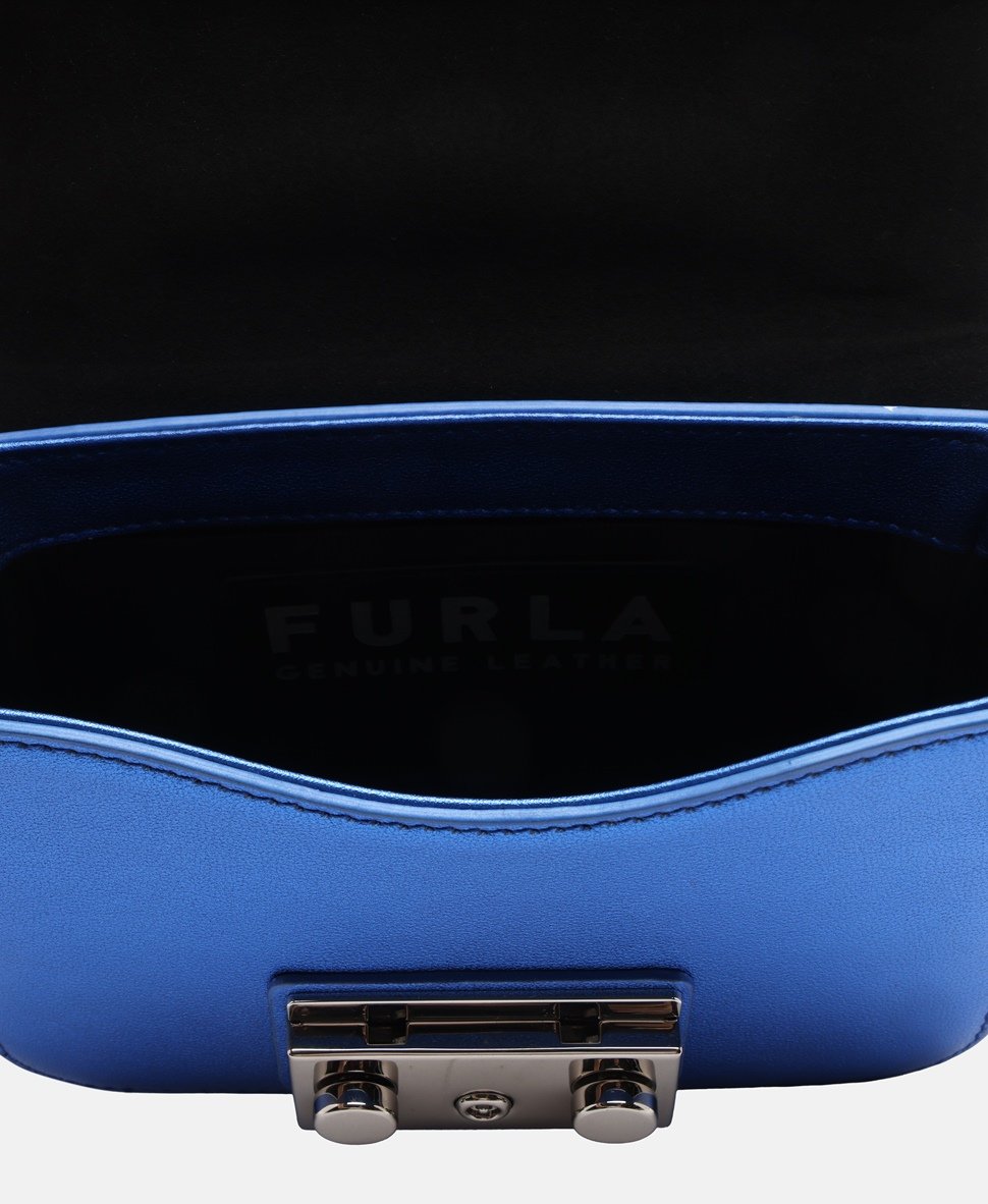 Furla kožená kabelka Královsky modrá 3