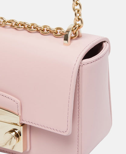 Furla Kožená kabelka přes rameno Růžová 2