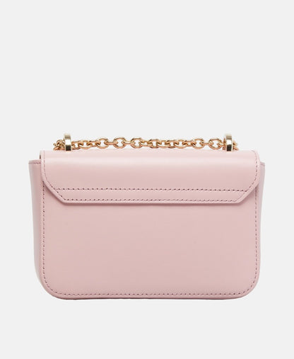 Furla Kožená kabelka přes rameno Růžová 4