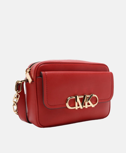 Michael Michael Kors Kožená messenger taška Červená 1