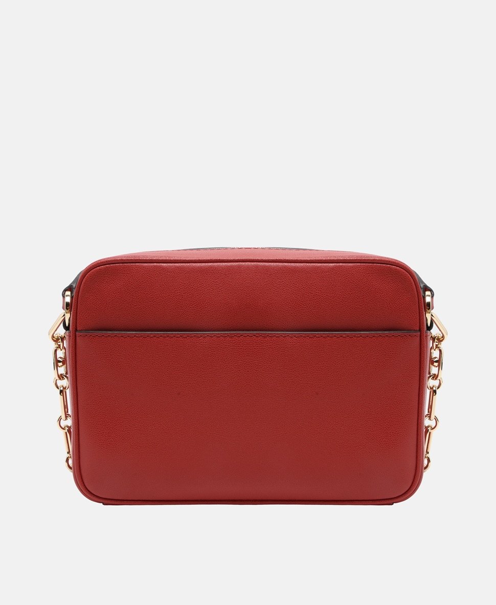 Michael Michael Kors Kožená messenger taška Červená 4