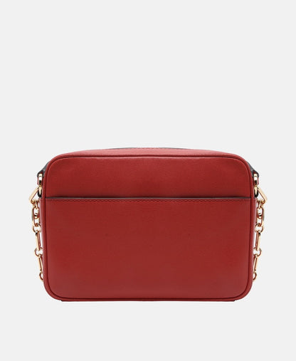 Michael Michael Kors Kožená messenger taška Červená 4