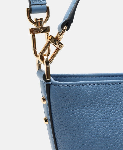 Michael Michael Kors kožená kabelka Modrá 2