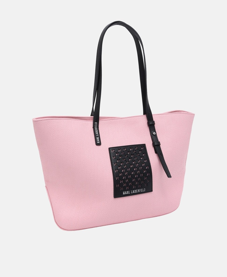 Karl Lagerfeld kabelka shopper Starorůžová 1