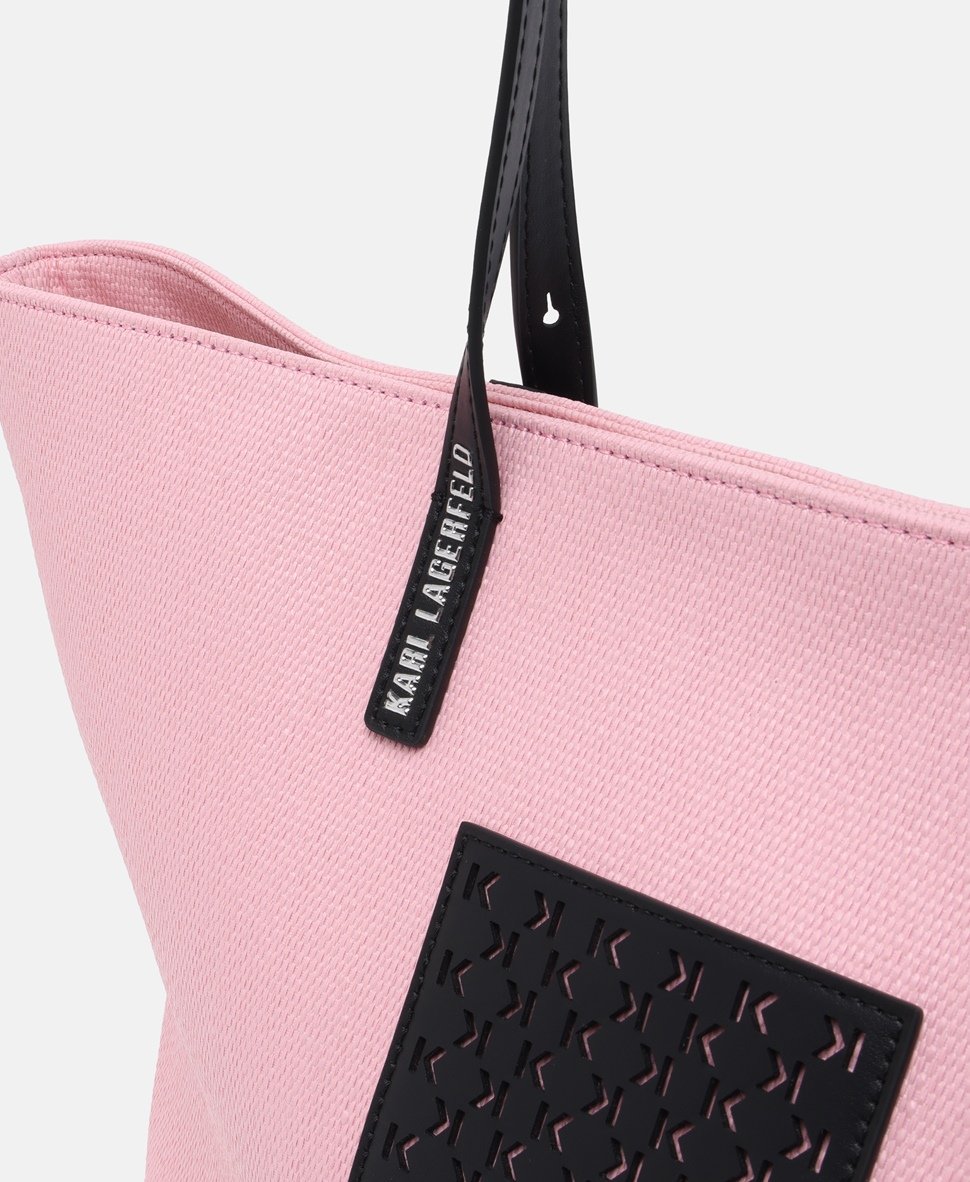 Karl Lagerfeld kabelka shopper Starorůžová 2