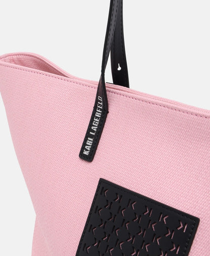 Karl Lagerfeld kabelka shopper Starorůžová 2