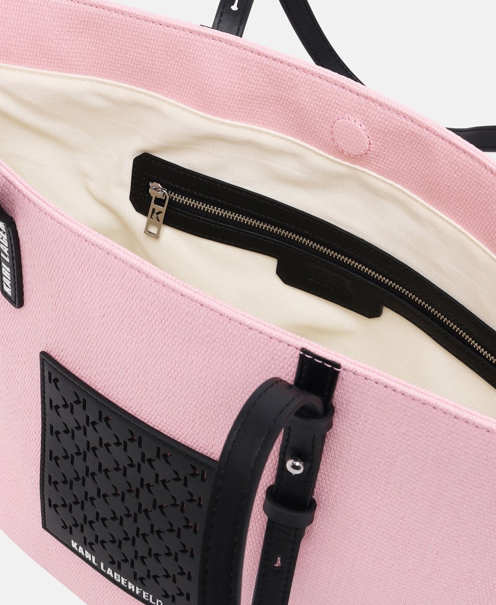 Karl Lagerfeld kabelka shopper Starorůžová 3