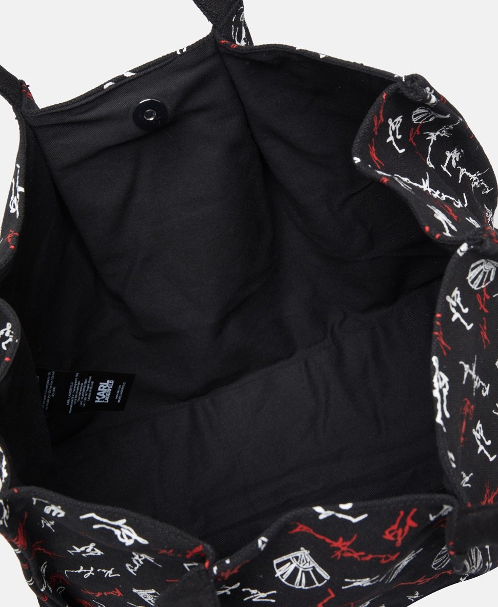 Karl Lagerfeld kabelka tote Černá 3