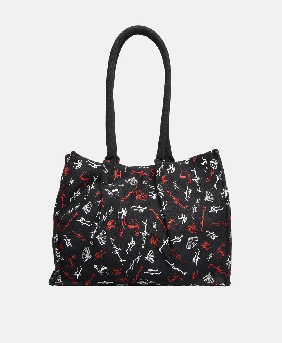 Karl Lagerfeld kabelka tote Černá 4