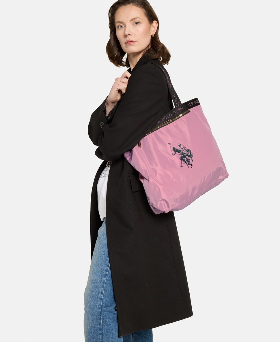 U.S. Polo Assn. kabelka shopper Růžová 5