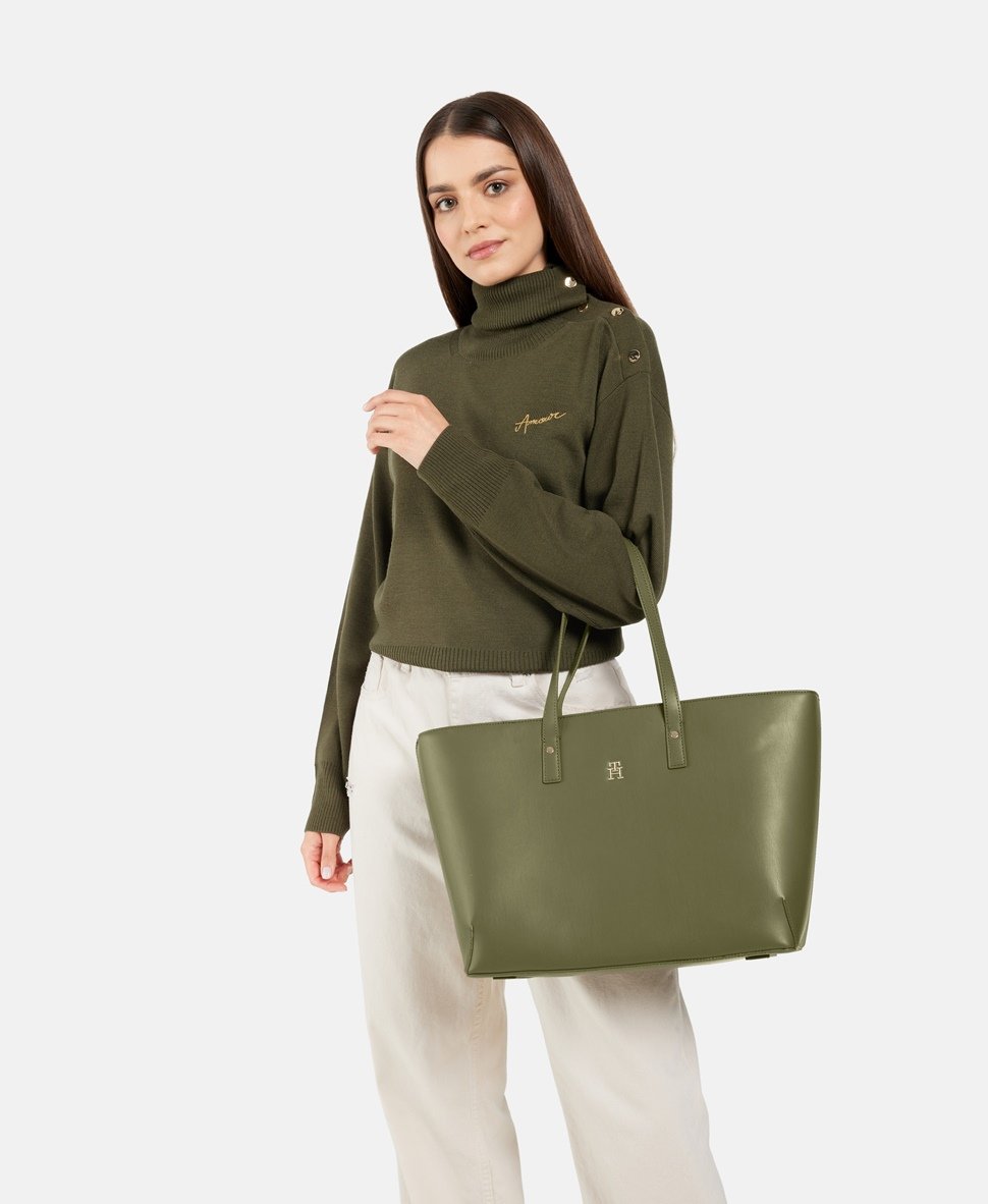 Tommy Hilfiger kabelka Khaki 5