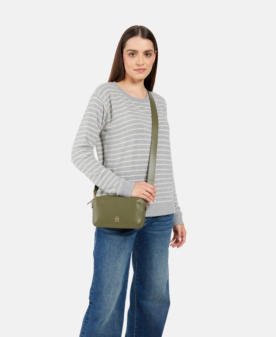 Tommy Hilfiger kabelka přes rameno Khaki 5