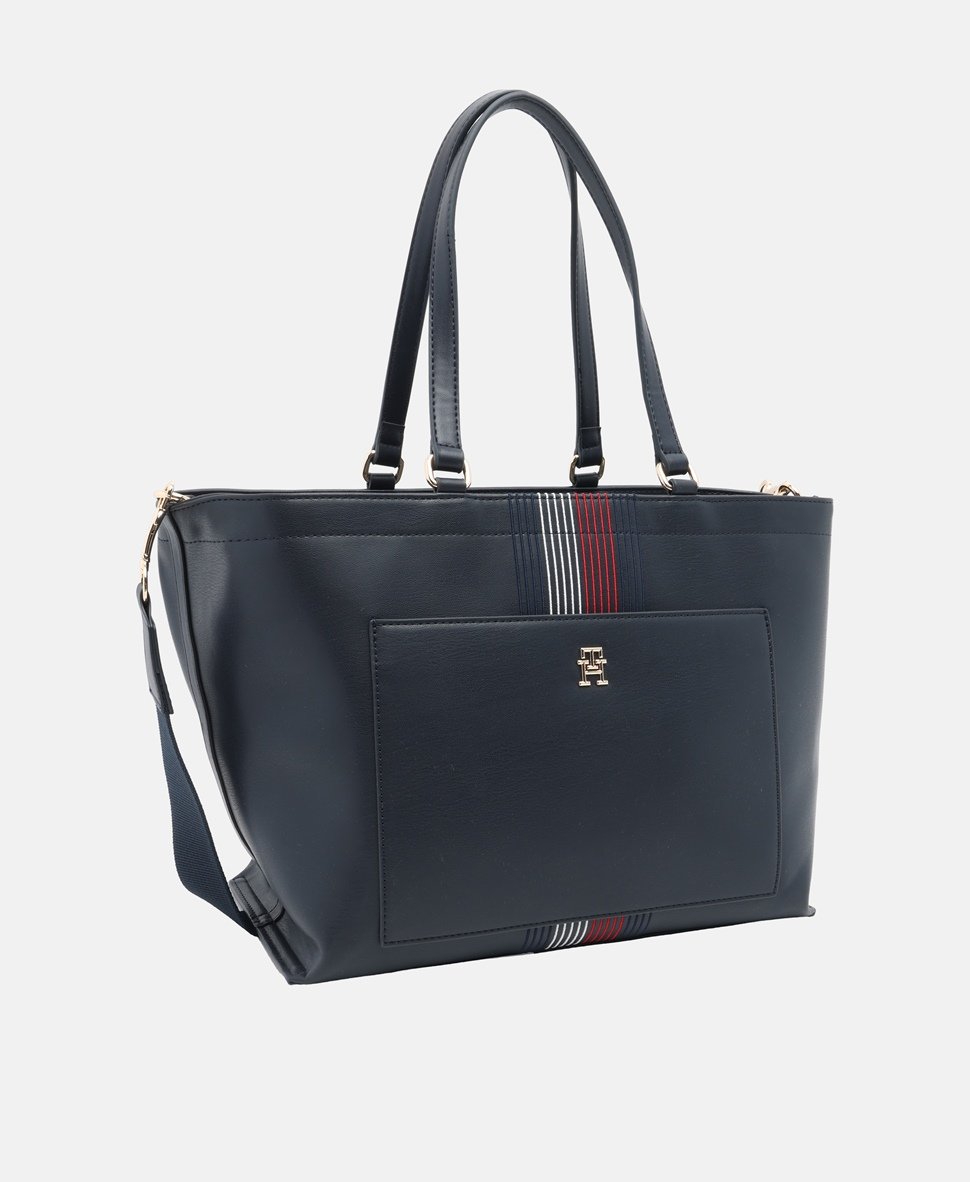 Tommy Hilfiger kabelka tote Tmavě modrá 1