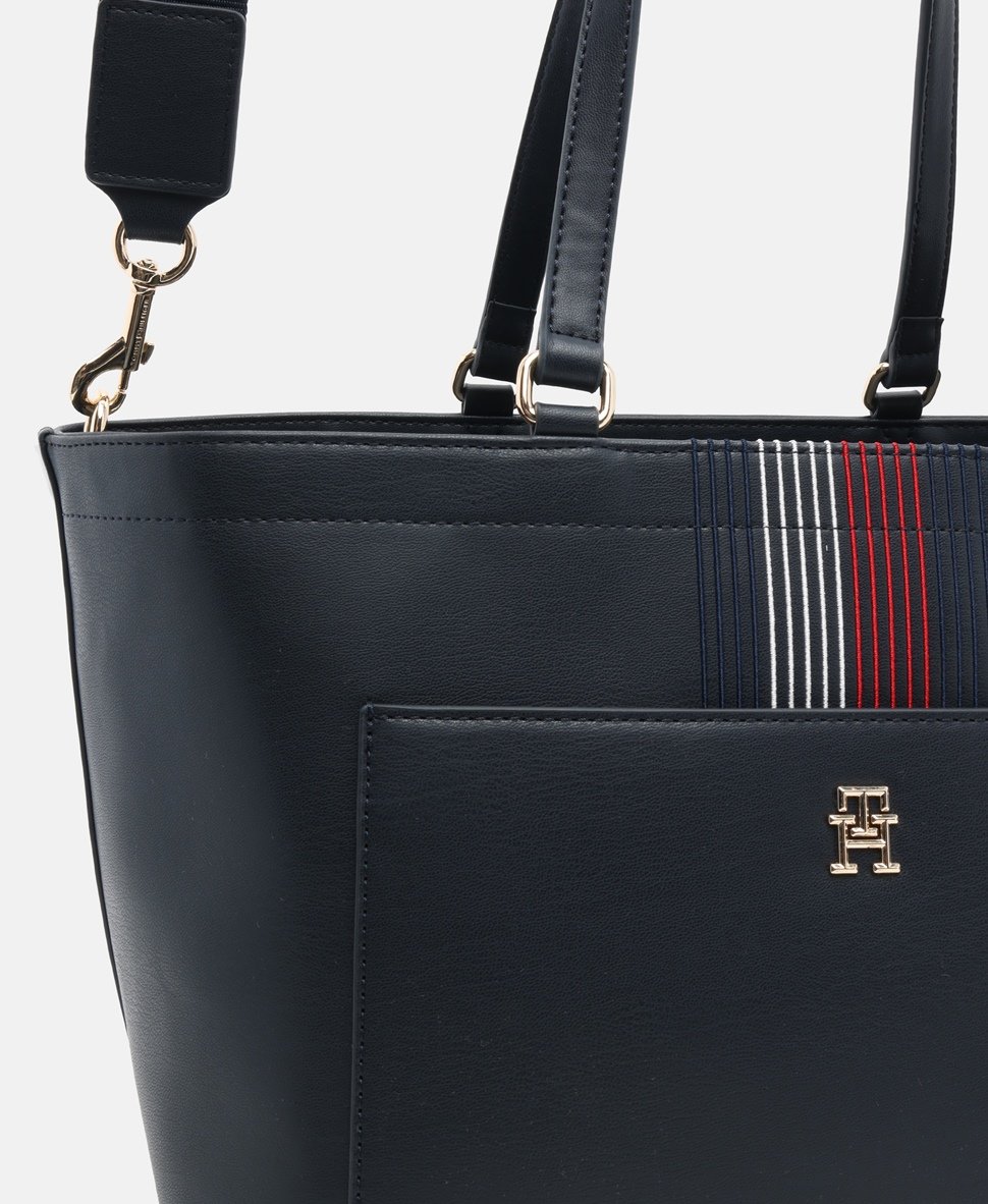 Tommy Hilfiger kabelka tote Tmavě modrá 2