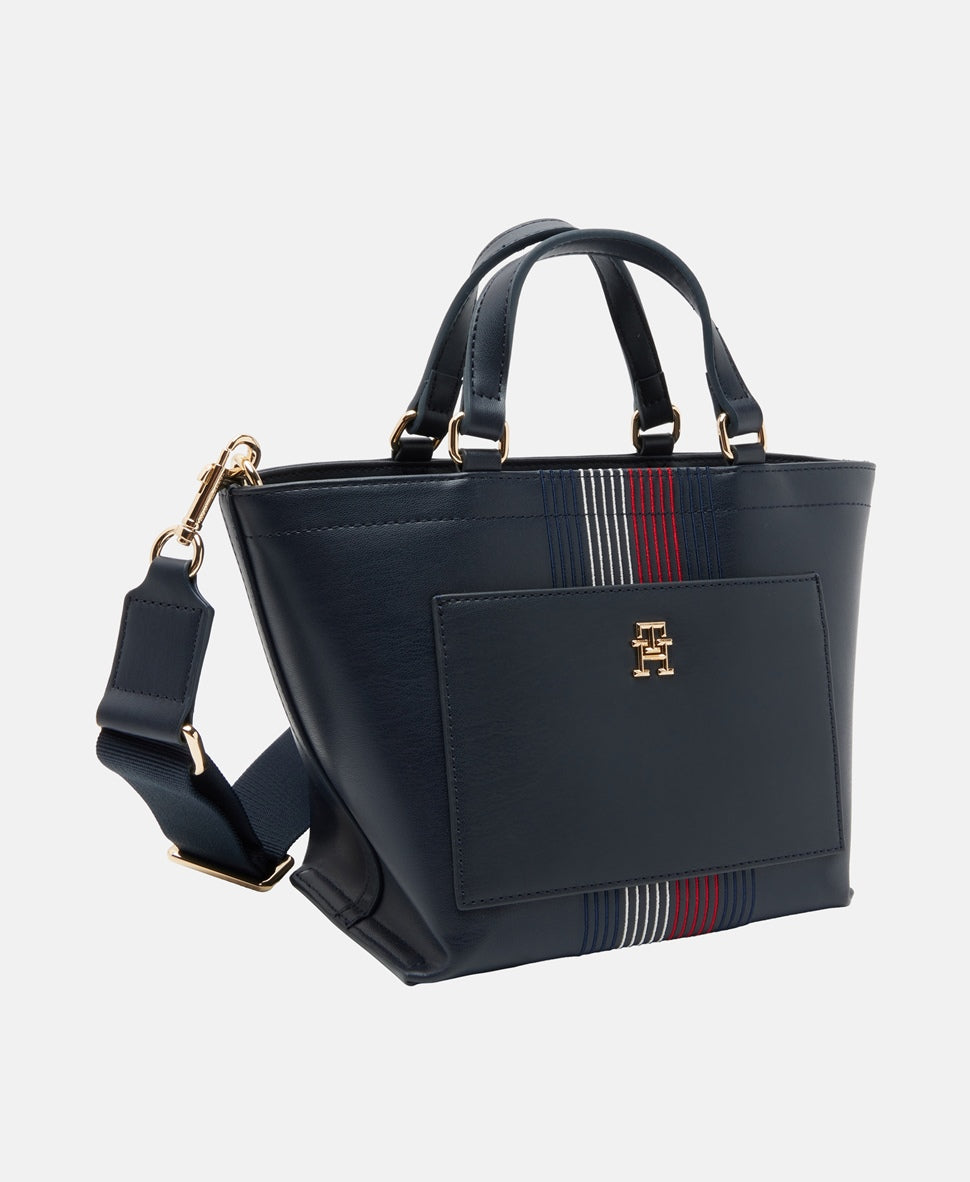 Tommy Hilfiger kabelka tote Tmavě modrá 1