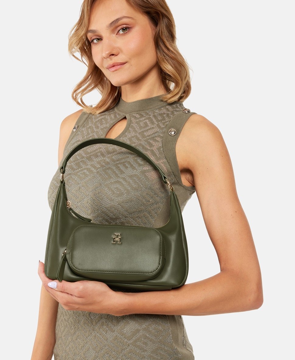 Tommy Hilfiger kabelka přes rameno Khaki 5