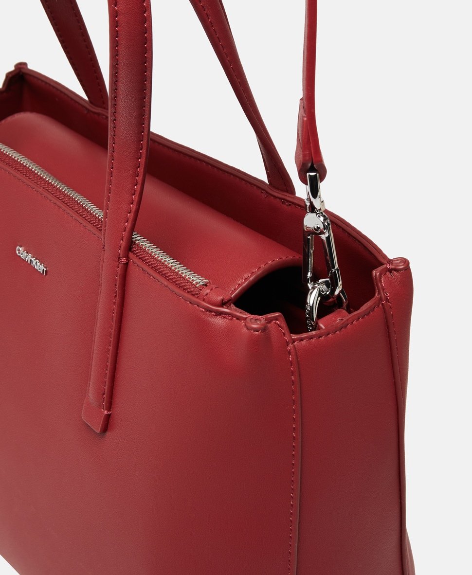 Calvin Klein kabelka shopper Červená 2