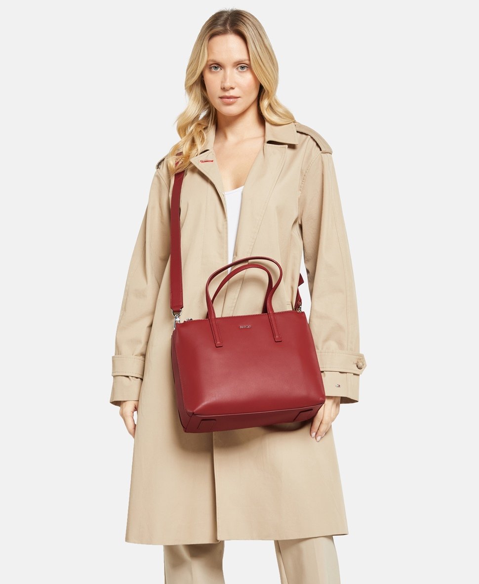 Calvin Klein kabelka shopper Červená 5