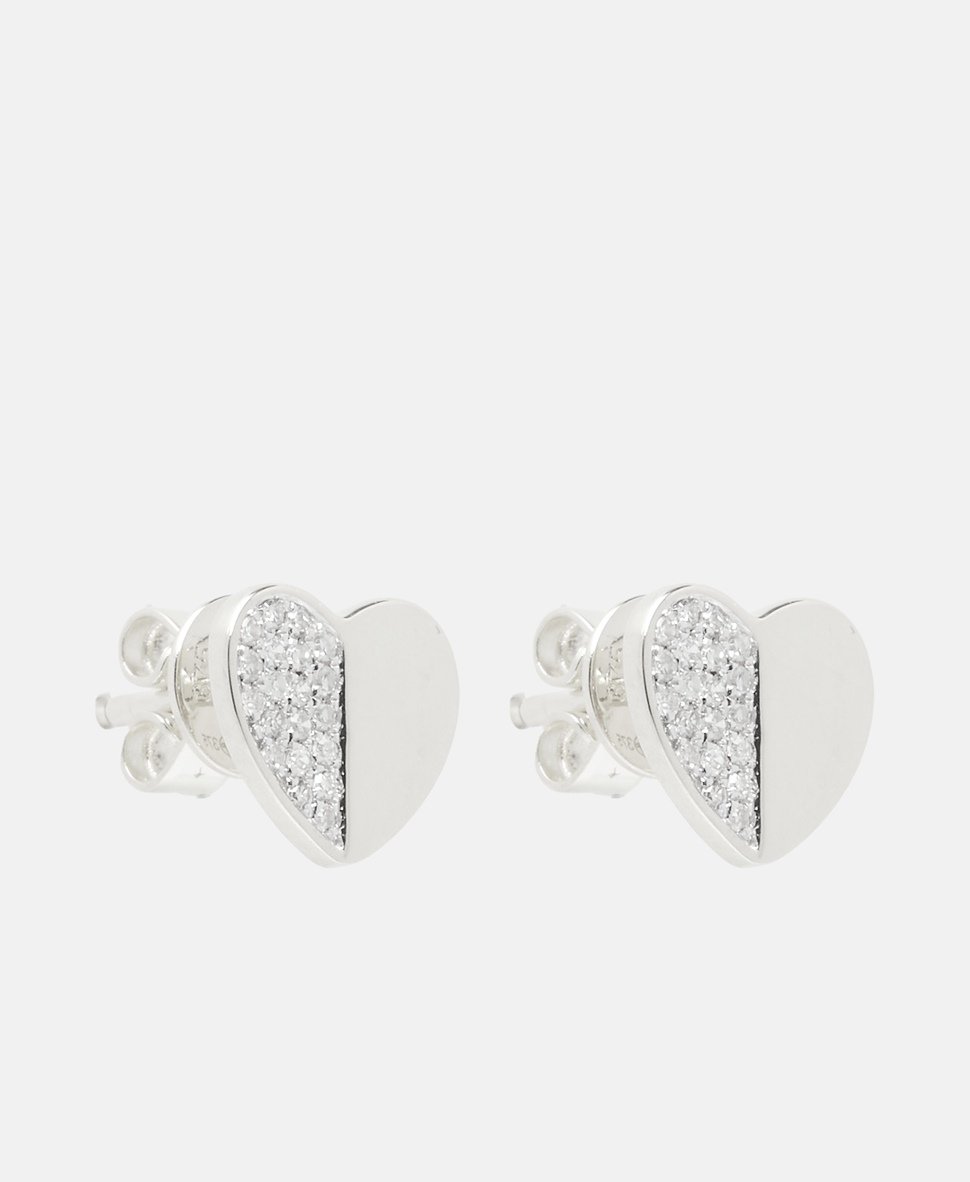 Muse Jewels diamantové puzetové náušnice Bílé zlato 1