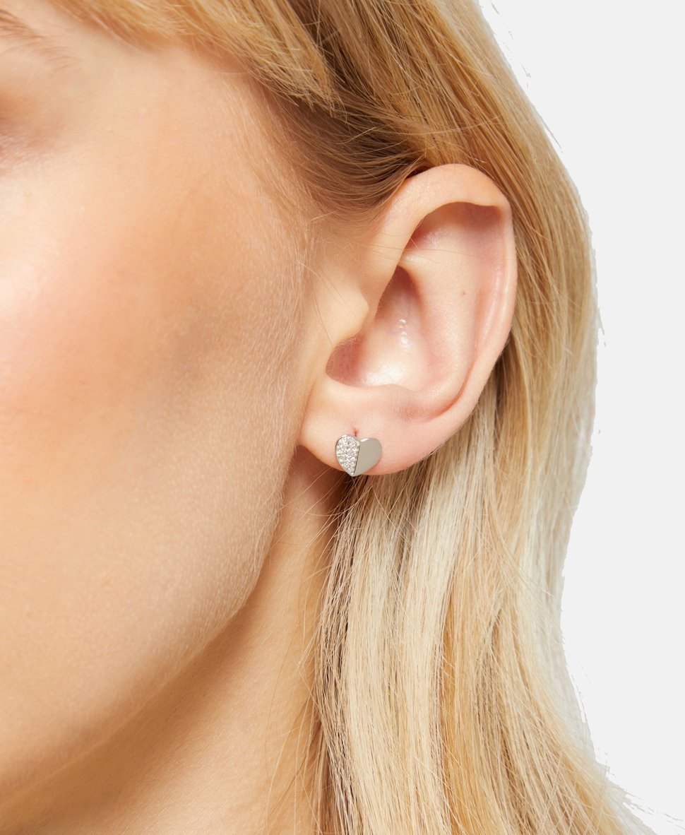Muse Jewels diamantové puzetové náušnice Bílé zlato 4