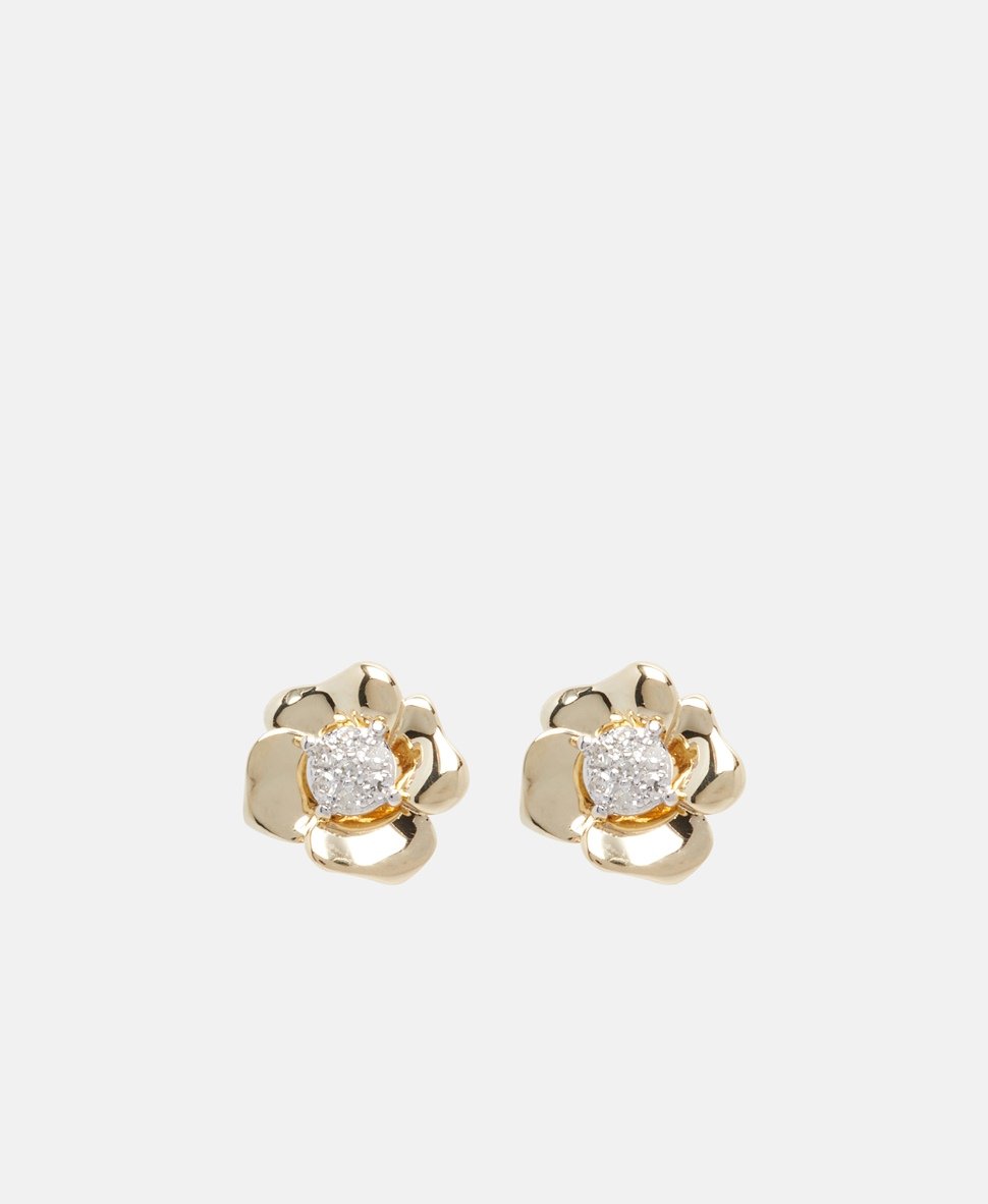 Muse Jewels diamantové puzetové náušnice Zlatá 2